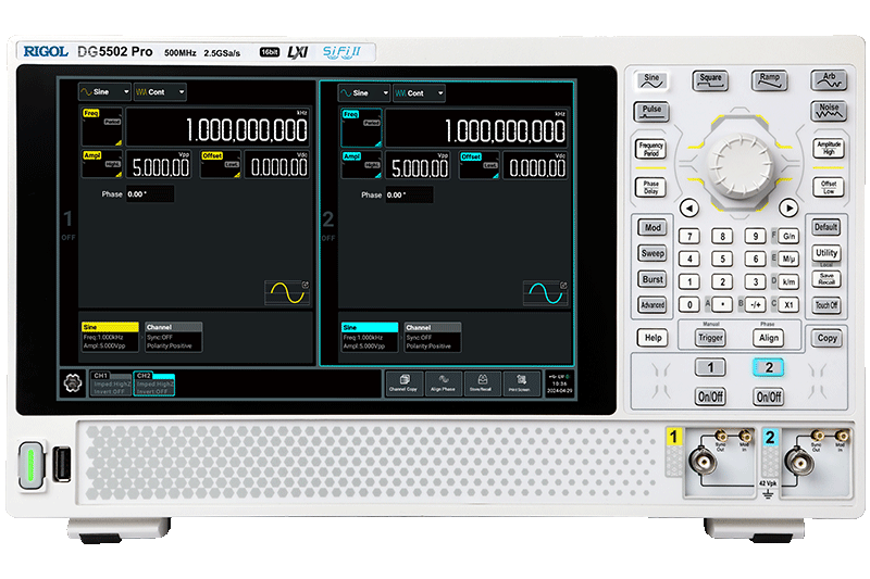 RIGOL DG5000 pro 정면 사진