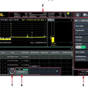 리골 RIGOL RSA800-EMI, RSA800 시리즈용 EMI 측정 애플리케이션 소프트웨어 옵션 (CISPR 16-1-1 검출기·대역폭)