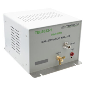 TEKBOX TBL5032-1 - 50µH 32A Line Impedance Stabilisation Network LISN 단일 경로 LISN CISPR 16
