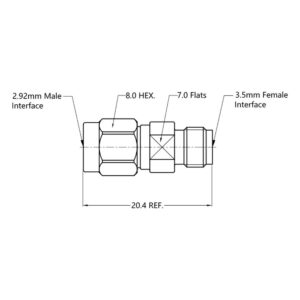 RIGOL AD-3.5F-2.92M-L-26G drawing