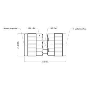 RIGOL AD-NM-NM-L-18G drawing