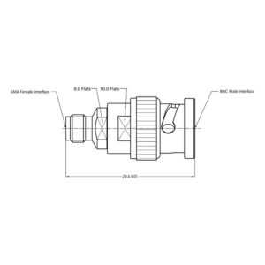 RIGOL AD-SMAF-BNCM-L-4G drawing