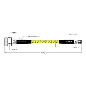 RIGOL CB-NM-3.5M-100-L-18G drawing